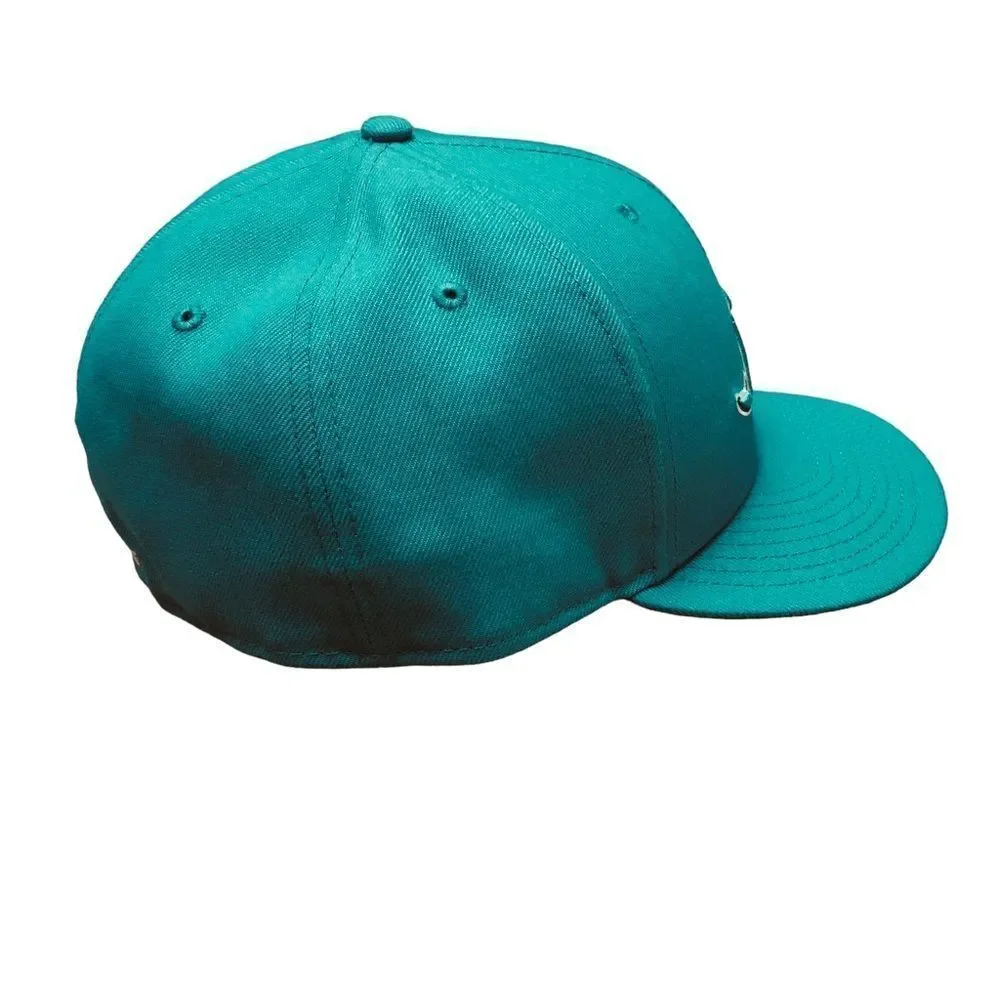 Miami Dolphins Embroidered Logo Elements Collection 59FIFTY Snapback Cap Hat - Picture 5 of 9